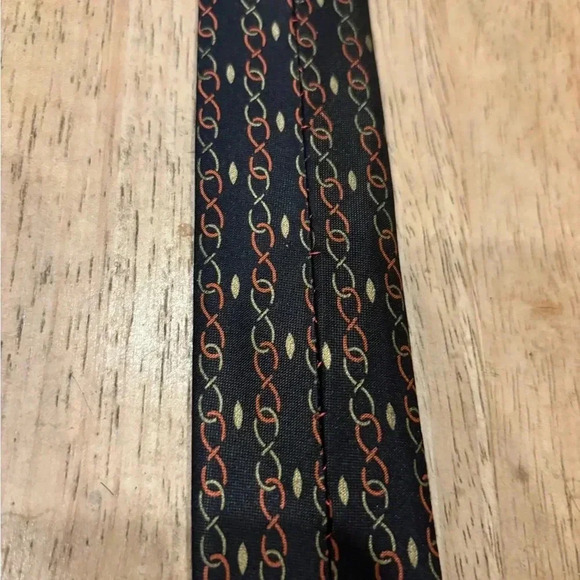 Brioni Hand Sewn 100% Silk Made In Italy Infinity Geometric Mens Neck Tie - Picture 9 of 11